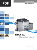 Konica Minolta Bizhub 600 Brochure