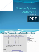 Module 2 - Number System Arithmetic