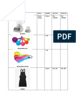 Machineries and Equipment Picture and Description Source Quantity Unit Cost Total Cost Season Trading 2 Piece Php. 1,098.00 PHP 1,098.00