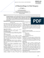 Management of Haemorrhage in Oral Surgery: V.K.Vignesh