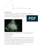 Budd Chiari Syndrome