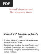 Maxwell's Equations and Electromagnetic Waves1 PDF