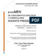 Examen Preescolar Edd2017