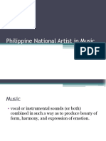 Philippine National Artist in Music