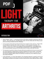 Treating Arthritis Using Red Light Therapy