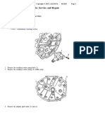 Manual Transmission/Transaxle: Service and Repair 1. Transmission Disassemble