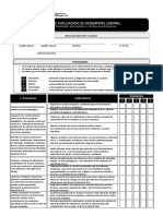 Fichas de Evaluación de Desempeño Laboral en Instituciones Educativas JEC