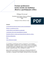 Philippe Perrenoud Formar Professores em Contextos Sociais em Mudanca PDF