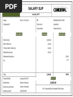 Salary Slip Template