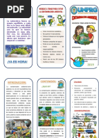 Triptico de Contaminacion Ambiental