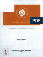 Practices of Savings Among Students (24pgs) PDF