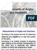 Measurements of Angles and Directions