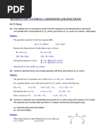 ME3261-CAD T1 Qs and Solutions