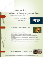 Circunstancias Atenuantes y Agravantes