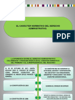 El Carácter Normativo Del Derecho Administrativo. El Carácter Normativo Del Derecho Administrativo