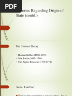 3B. Theories Regarding Origin of State (Contd.)