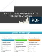 Project Risk Management & Decision Analysis