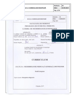 2 - CD 8.5.1 Curiculum - Microbiologie Medicală Generală. Imunologie.