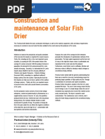 Construction and Maintenance of Solar Fish Drier PDF