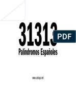 Víctor Carbajo: 31.313 Palíndromos Españoles (2003)