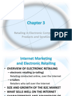 Retailing in Electronic Commerce: Products and Services