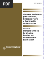 Símbolos Estándares para Soldadura, Soldadura Fuerte y Examinación No Destructiva