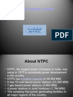 Report On "Generation of Thermal Power" AT NTPC Dadri