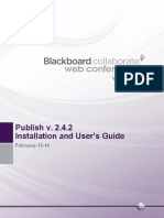 Blackboard Collaborate Publish! Installation and User's Guide