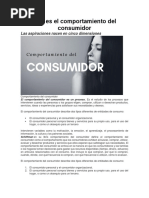 Qué Es El Comportamiento Del Consumidor 