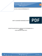 Mapa Conceptual Generalidades y Componentes Básicos Del Lenguaje C++