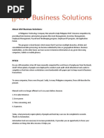 ASV Business Solutions Pitch