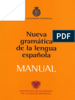 RAE Nueva Gramatica de La Lengua Espanola PDF