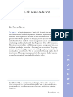 The Missing Link - Lean Leadership - DWMann PDF