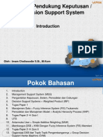 Sistem Pendukung Keputusan / Decision Support System: Oleh: Imam Cholissodin S.Si., M.Kom