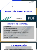 Producción - Etapas y Costos