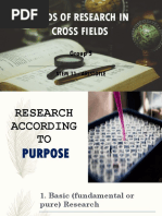 Kinds of Research in Cross Fields