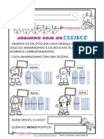 Alfabetização Matemática Sistema de Numeração Jogo Dos Palitos 1º Ano 2º Ano