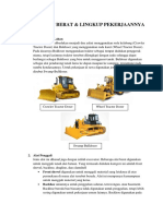 Jenis Alat Berat Dan Lingkup Pekerjaan