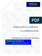 Introducción A La Telemática y Redes de Datos (Telefónica) PDF