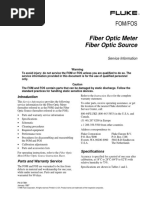 Fiber Optic Meter Fiber Optic Source: Fom/Fos