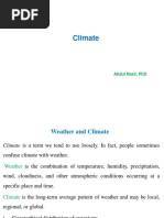 Climate: Abdul Nazir, PHD