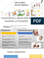 Crecimiento y Desarrollo Del Neonato y El Lactante