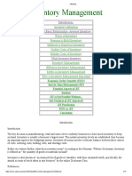 Inventory Management