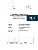 Pt. Diachems Resins Indonesia 5Th Train Expansion Project Production Building Calculation Report