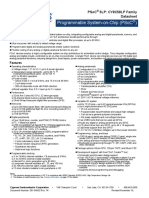  PSoC 5LP CY8C58LP Family Datasheet Programmable System-On-Chip PSoC