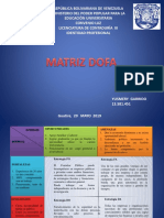 Matriz Dofa Yusmery Garrido