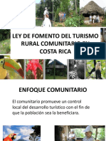 Ley de Fomento Del Turismo Rural Comunitario en