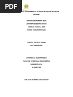 Levantamiento Topográfico Con Cinta Informe