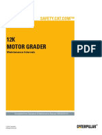 12K Motor Grader - Maintenance Intervals PDF