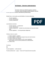 Las Funciones Del Estado - Derecho Administrativo